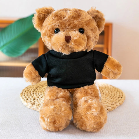 Custom Logo Teddy Bear with Removable Outfit Set