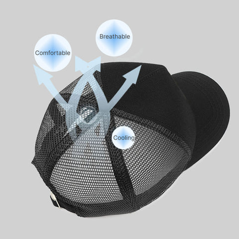 Adjustable Snapback Baseball Cap Laser Cut Mesh Hat