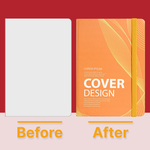 A5 PU Leather Bound Notebook with Elastic Band