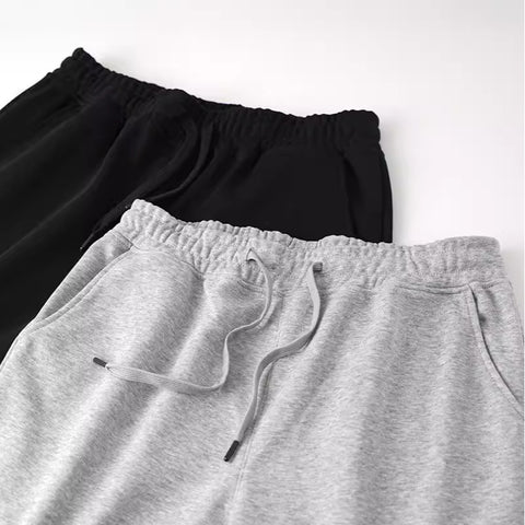 Athletic Shorts Elastic Waist Loose Fit Bottoms