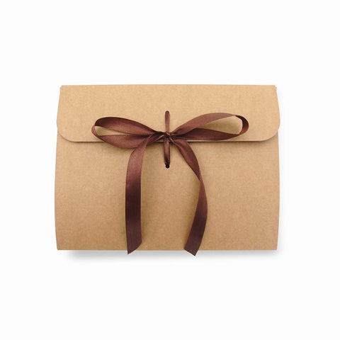 Kraft Envelopes with Ribbon Gift Card Festival Cards Envelope