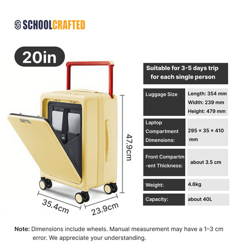 20in Premium Luggage (Zipper Closure)