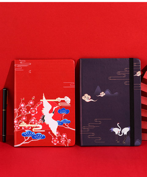A5 PU Leather Bound Notebook with Elastic Band