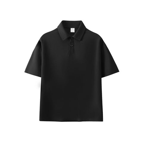 Two-Button Closure  Classic Polo Shirt