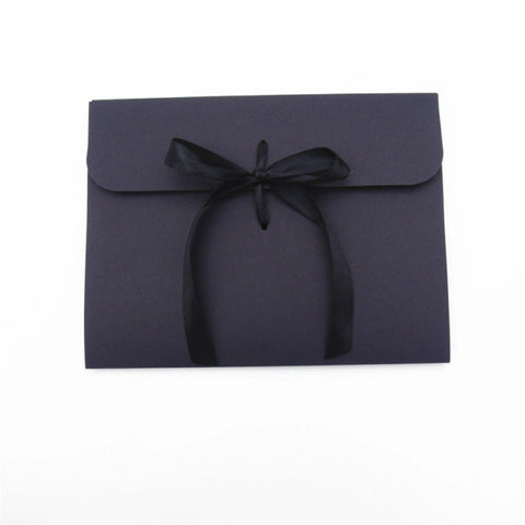 Kraft Envelopes with Ribbon Gift Card Festival Cards Envelope