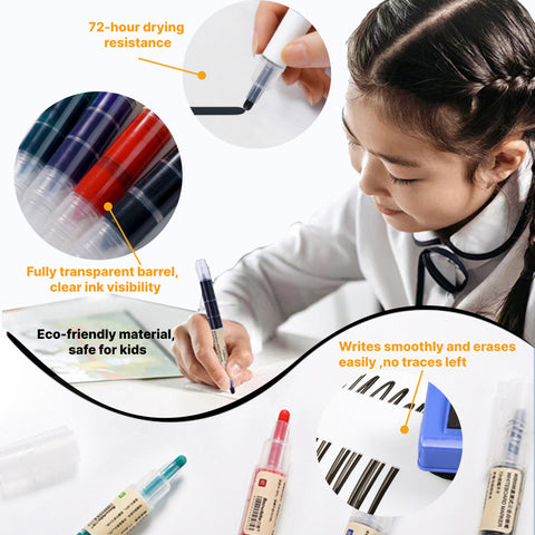Snowhite®️ WB-598 Direct-Liquid Triple-Chamber Whiteboard Marker