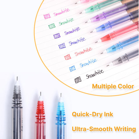 Snowhite® Multi-Color Liquid Rollerball Pen