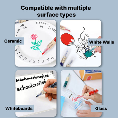 Snowhite®️ WB-598 Direct-Liquid Triple-Chamber Whiteboard Marker