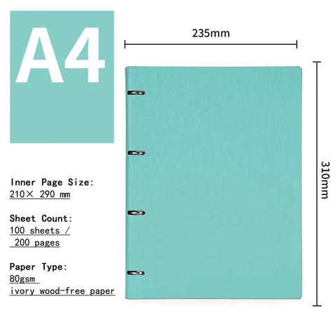 A5/B5 Refillable Notebook Professional Binder Journal for Business