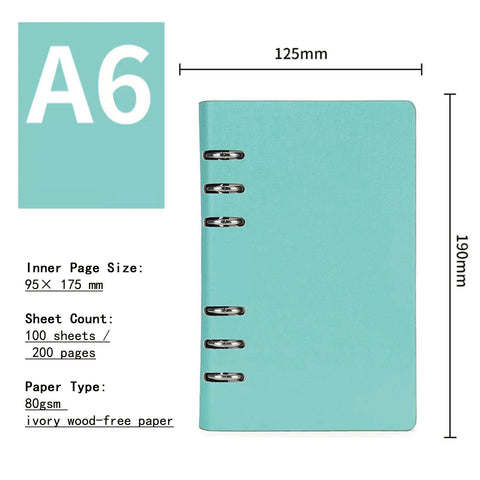 A5/B5 Refillable Notebook Professional Binder Journal for Business