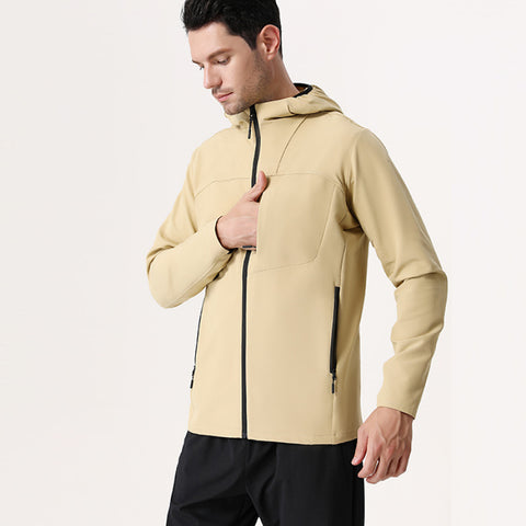 Rain Jacket Men Waterproof Windbreaker for Daily Casual