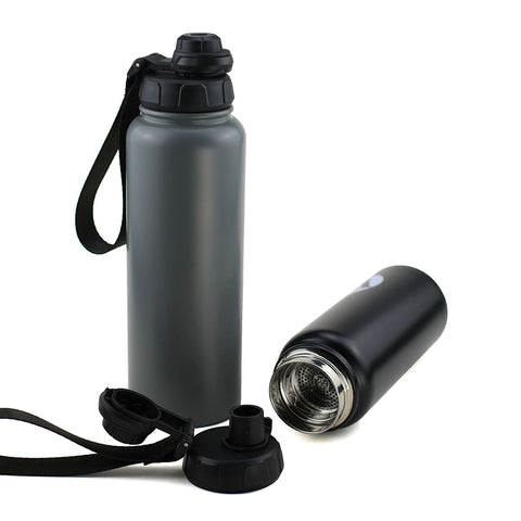 Stainless Steel Water Bottle with Carry Handle
