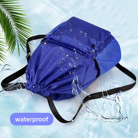 Water Resistant Drawstring Backpack with Side Pocket