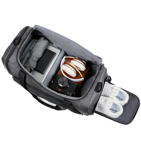 Waterproof Luggage Bag with Wet Pocket Large Gym Tote Bag