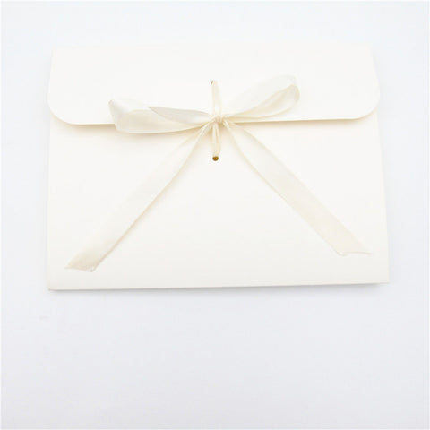 Kraft Envelopes with Ribbon Gift Card Festival Cards Envelope