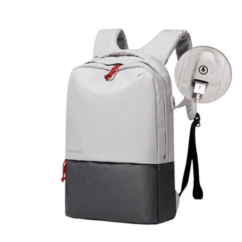 Water Resistant College School Computer Bag Laptop Backpack
