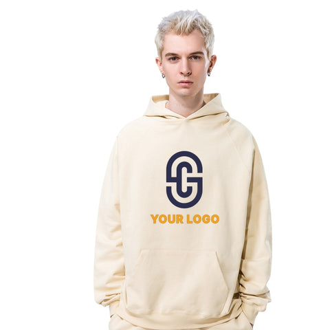 Long Sleeve Hooded Sweatshirt Pockets Fleece Pullover Hoodie