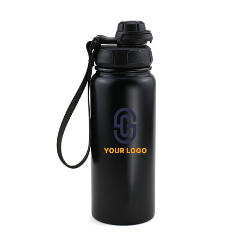 Stainless Steel Water Bottle with Carry Handle