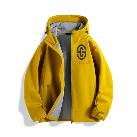 Waterproof Rain Jacket Softshell Windproof Jacket for Hiking