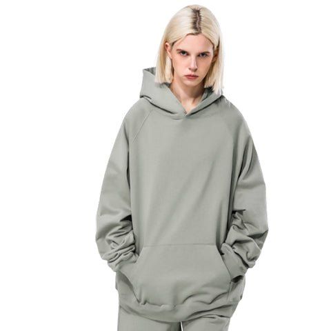 Long Sleeve Hooded Sweatshirt Pockets Fleece Pullover Hoodie