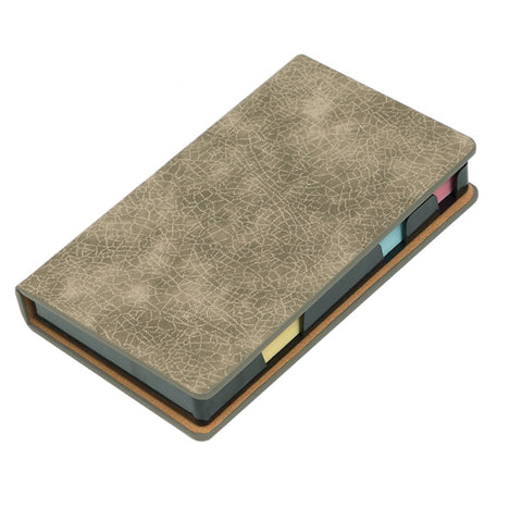 Sticky Notes Set Leather Notepaper Box